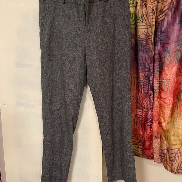 Banana Republic Nova Fides Italian Wool Cropped Pant Size 12 - Picture 5 of 5